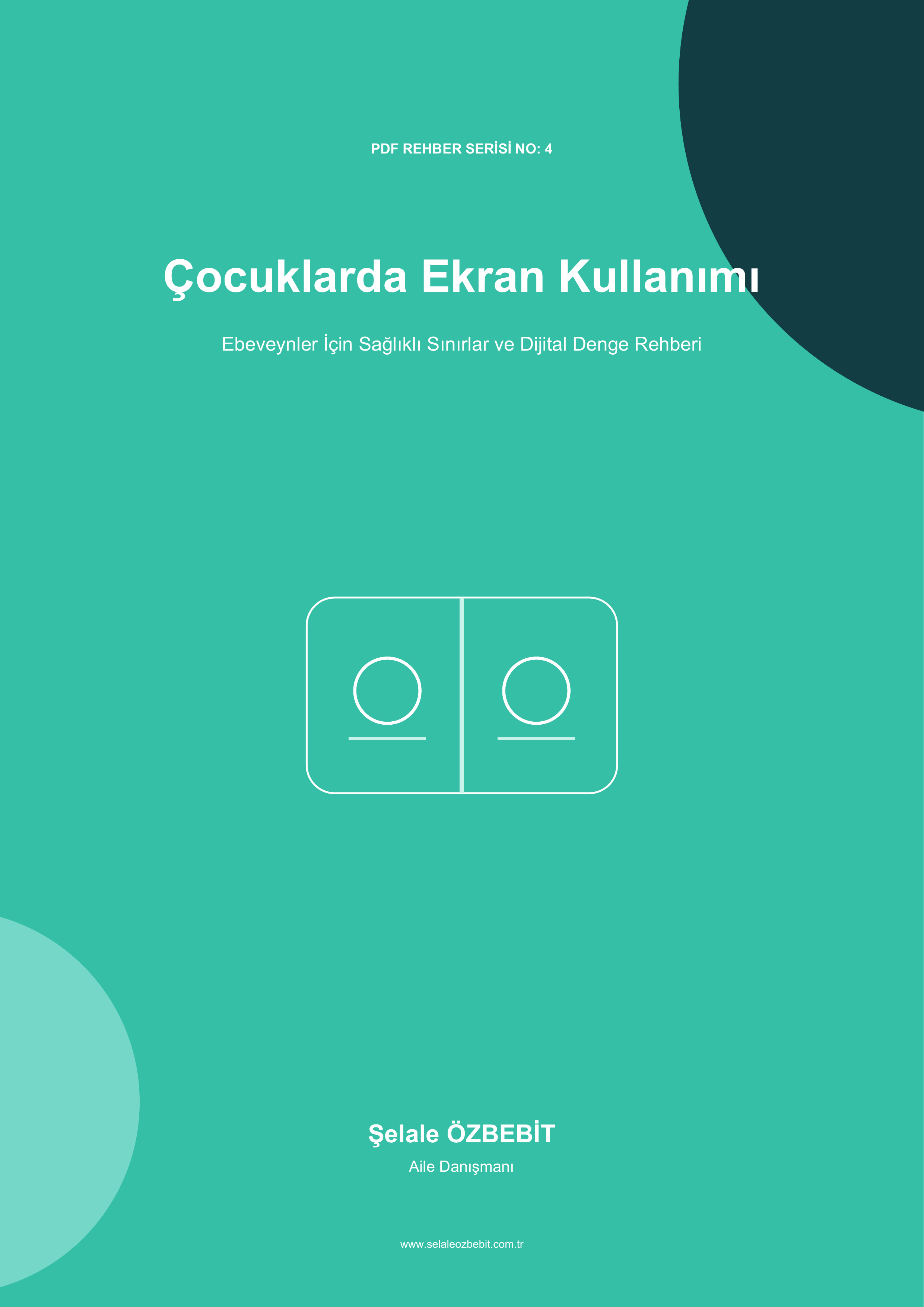 Çocuklarda Ekran Kullanımı PDF rehberi kapak görseli